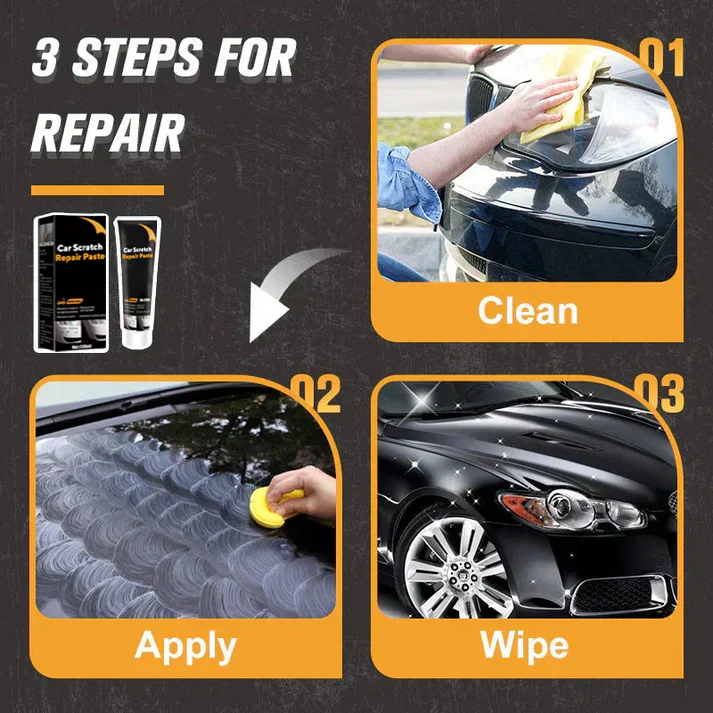 Car Scratch Repair Paste (Easy Application, Quick Drying & Invisible Finish) - Image 7