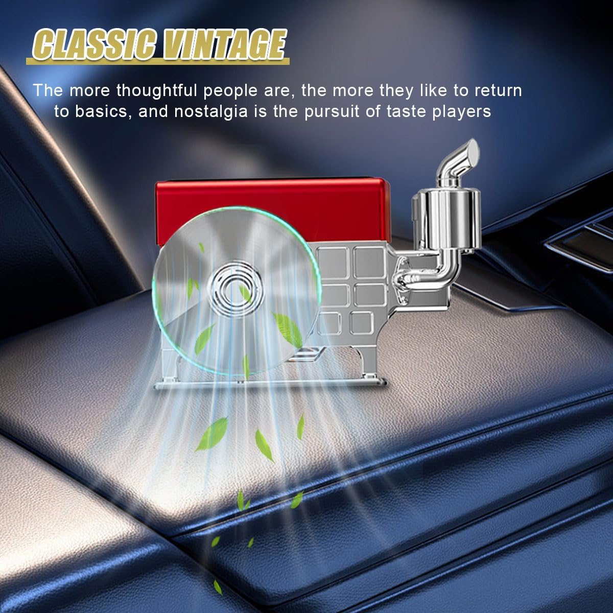 Solar-Powered Rotating Car Air Freshener & Aroma Diffuser - Image 4